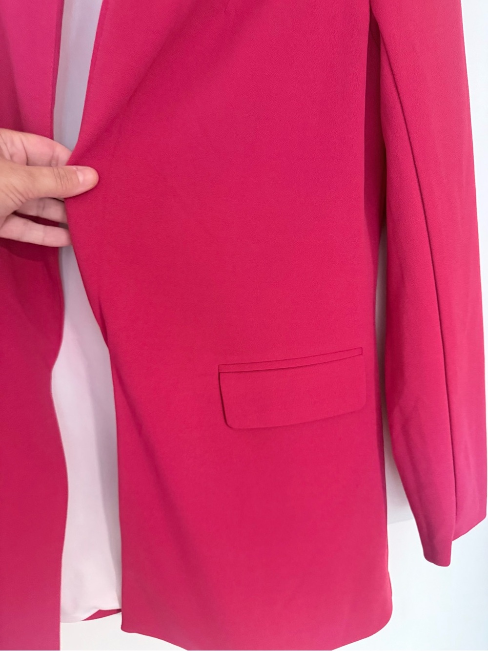 Tailored Pink Blazer Jacket